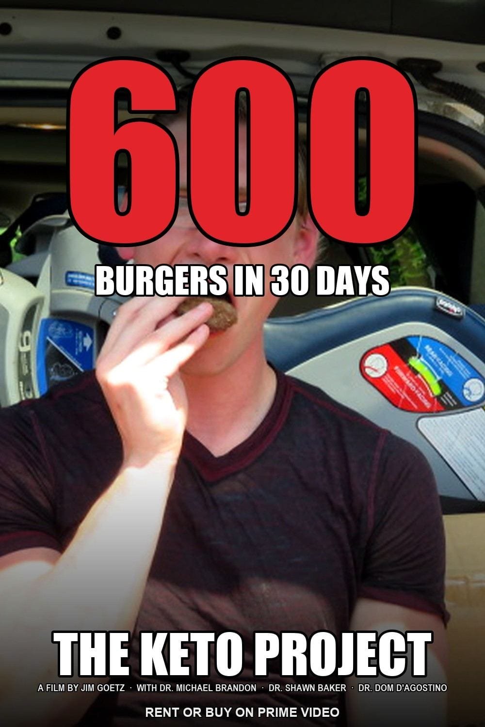 The Keto Project official poster: 600 burgers in 30 days