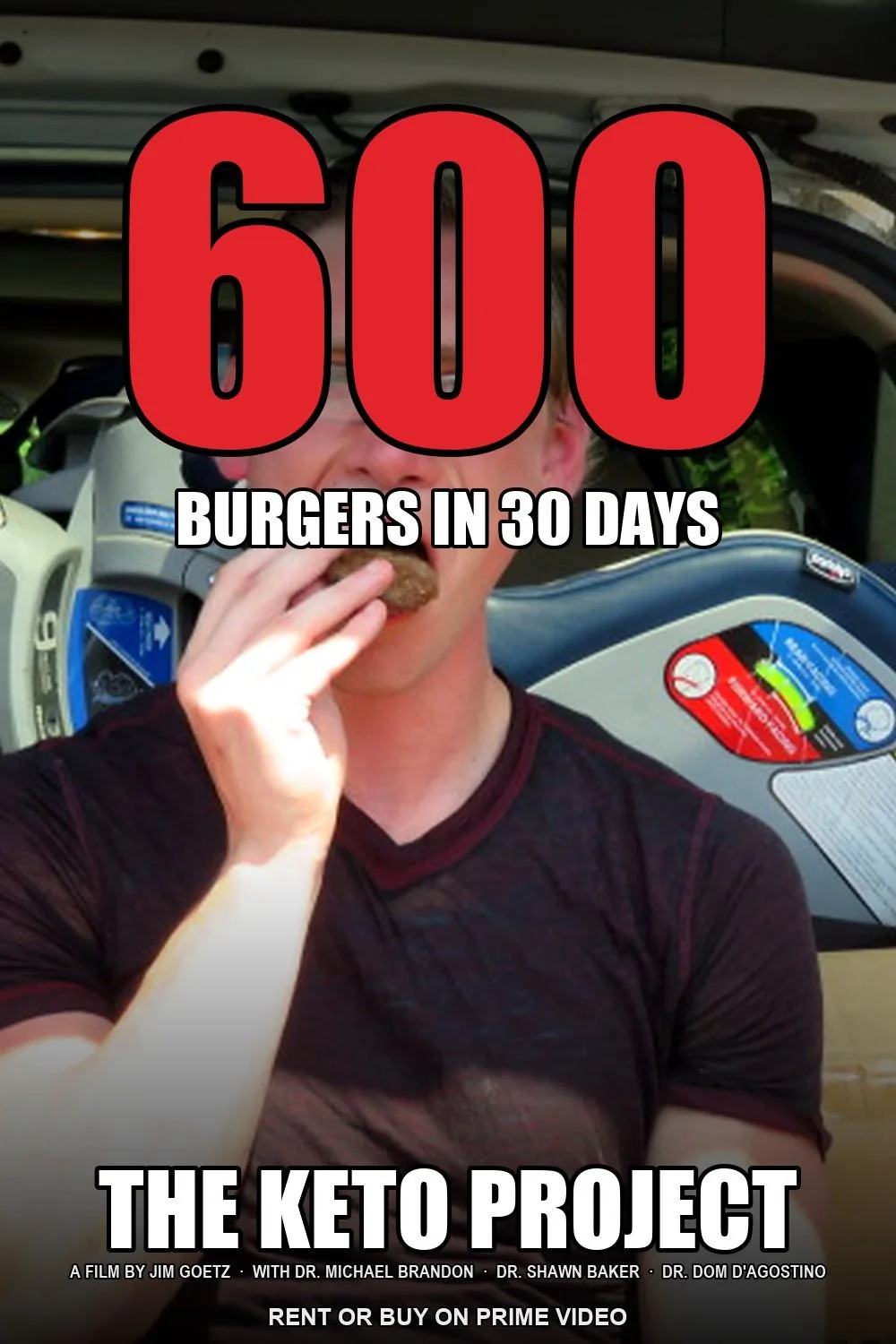 The Keto Project official poster: 600 burgers in 30 days