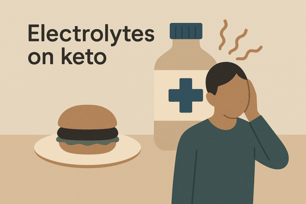 Illustration for the article Why Electrolytes on Keto Matter More Than Fat in Week One