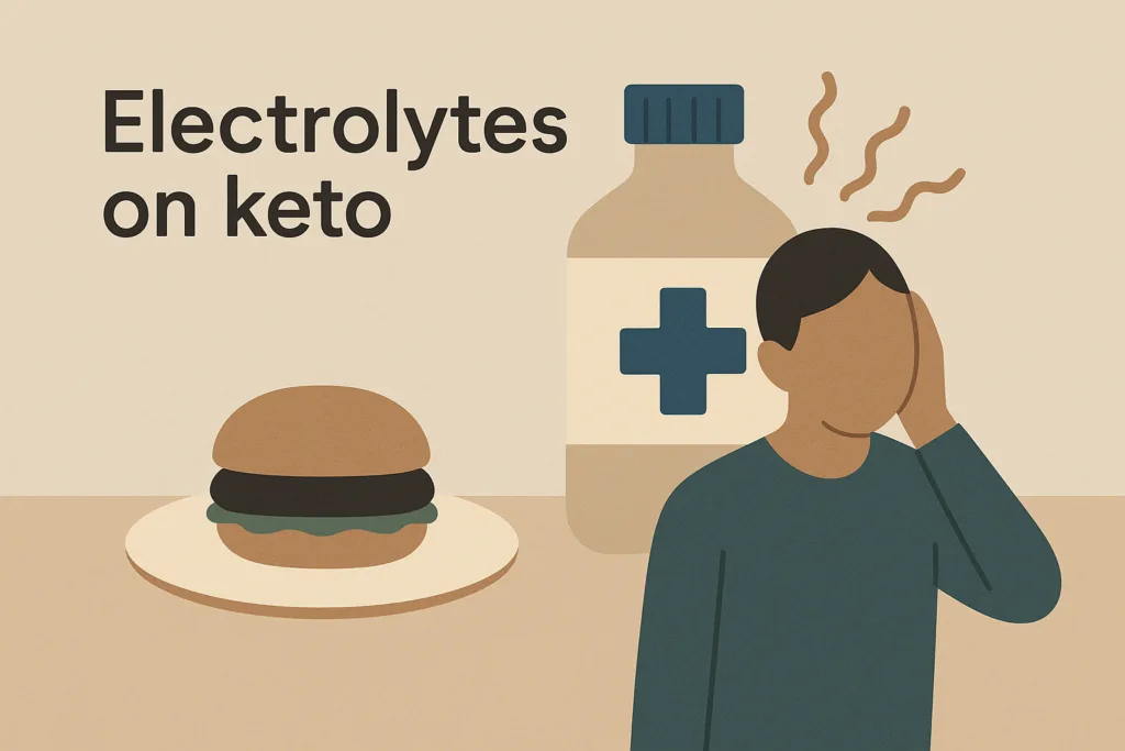 Illustration for the article Why Electrolytes on Keto Matter More Than Fat in Week One